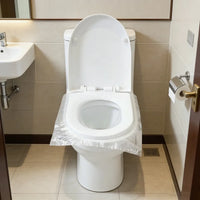 Toilet Seat Cover Toilet Lid for Bathroom Accessories Bowl Disposable Mat Protector Products Household Merchandises Home Garden